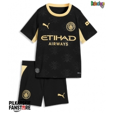 Tanie Strój piłkarski Manchester City Koszulka Wyjazdowej dla dziecięce 2026-27 Krótkie Rękawy (+ szorty)